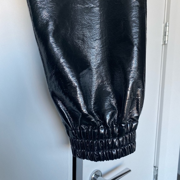 MSGM vinyl black sweat pants joggers - Picture 6 of 9
